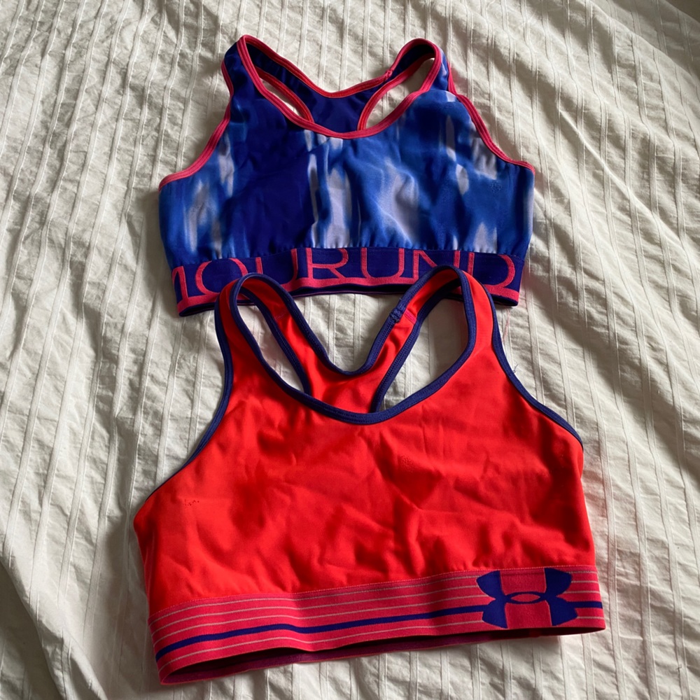 2 pack Under Armour sports bras
